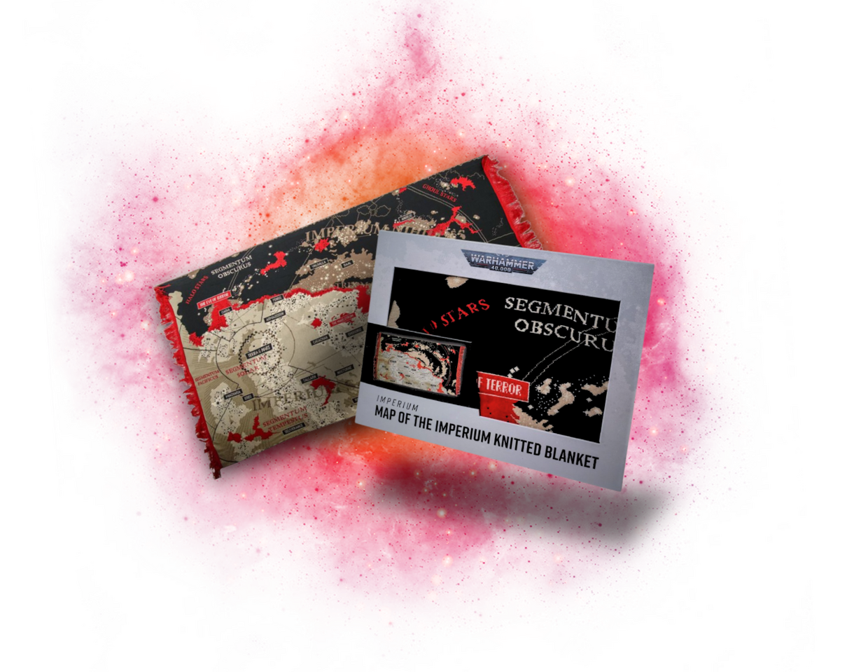 PRIZE #1 Map of the Imperium Knitted Blanket